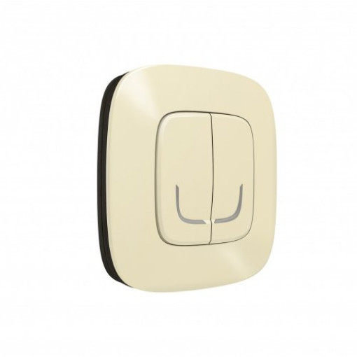 Умный беспроводной выключатель 2-кл. Valena Allure with Netatmo 752687, слоновая кость Умный беспроводной выключатель 2-кл. Valena Allure with Netatmo 752687, слоновая кость