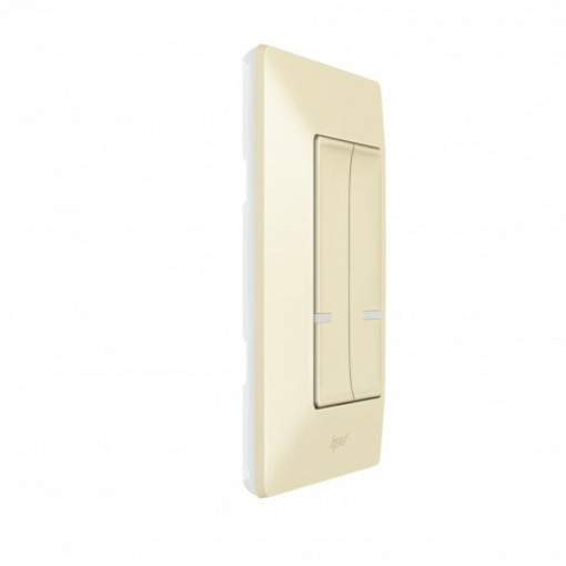 Умный беспроводной выключатель 2-кл. Valena Life with Netatmo 752287, слоновая кость