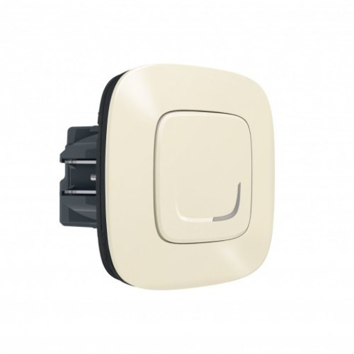 Розумний провідний вимикач освітлення з опцією димира Valena Allure with Netatmo 752684, слонова кістка