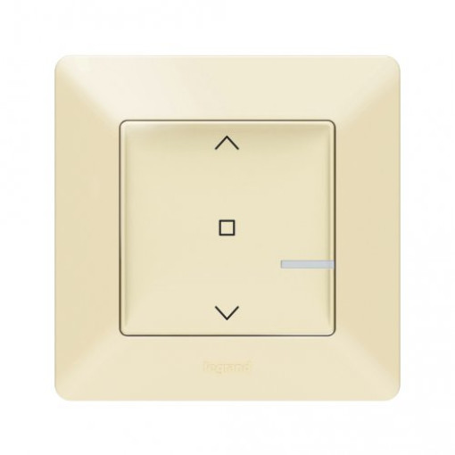 Умный проводной выключатель рольставней Valena Life with Netatmo 752290, слоновая кость