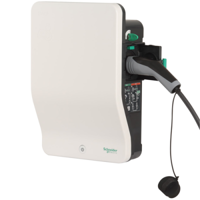 Зарядная станция EVlink Wallbox для дома, 11 кВт, 16 А, розетка T2 со шторкой Schneider Electric