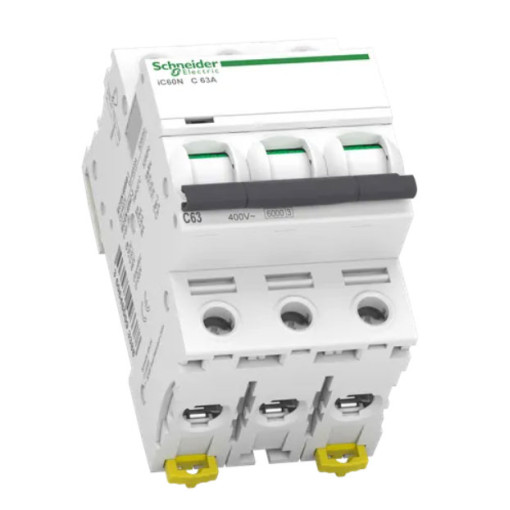 Автоматичний вимикач iC60N 3P 63A тип C
