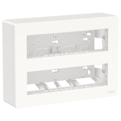 Блок unica system+ открытая вставка 2х4 антибактериальный NU121820