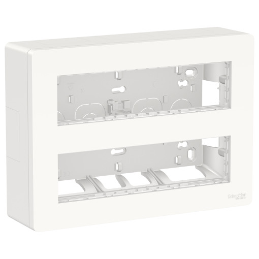 Блок unica system+ открытая вставка 2х4 антибактериальный NU121820