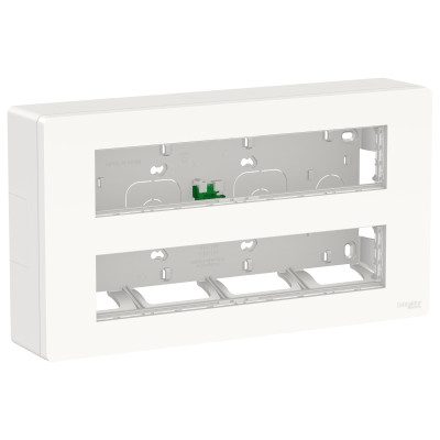 Блок unica system+ открытая вставка 2х5 антибактериальный NU121020