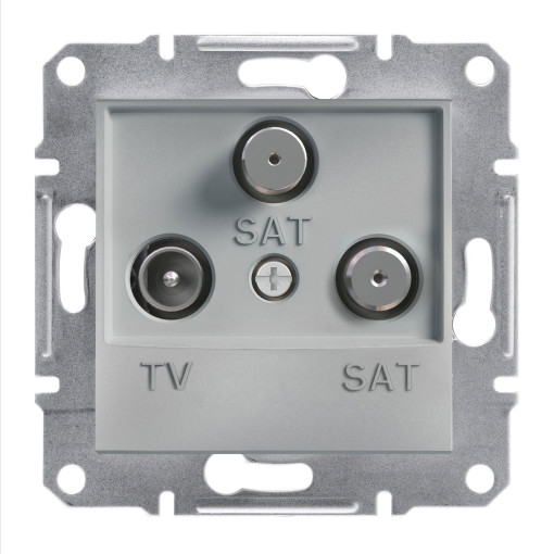 TV-SAT-SAT розетка кінцева ASFORA алюміній EPH3600161