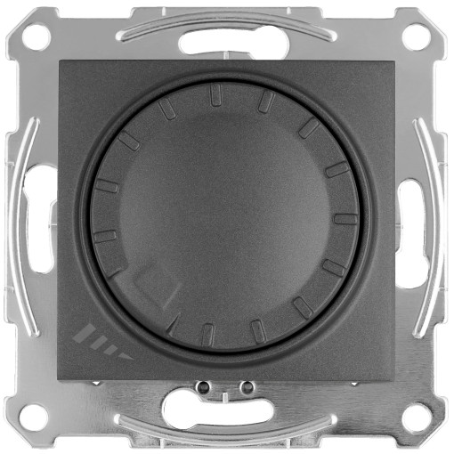 LED димер поворотно-натискний 4-400Вт SEDNA графіт SDN2201270
