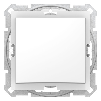 Одноклавішний перемикач SEDNA IP44 білий SDN0400521