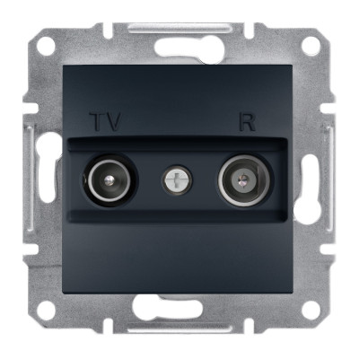 TV/R розетка оконечная ASFORA антрацит EPH3300171