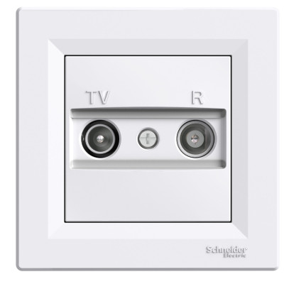 TV/R розетка оконечная белая ASFORA EPH3300121
