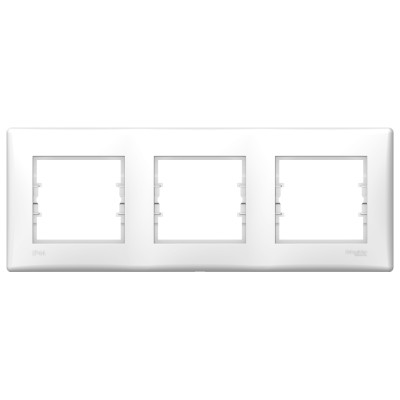 Рамка 3-постова горизонтальна IP44 білий SDN5810721
