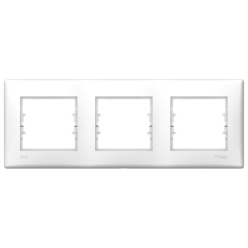 Рамка 3-постова горизонтальна IP44 білий SDN5810721