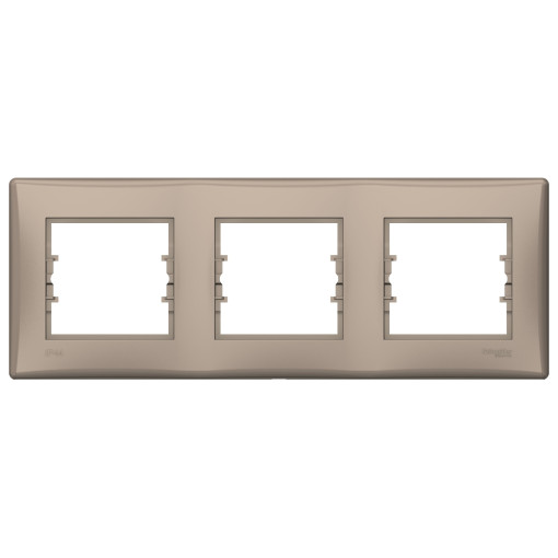 Рамка 3-постова горизонтальна IP44 титан SDN5810768