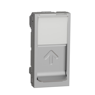 RJ45 накладка 1 модуль алюміній NU941030