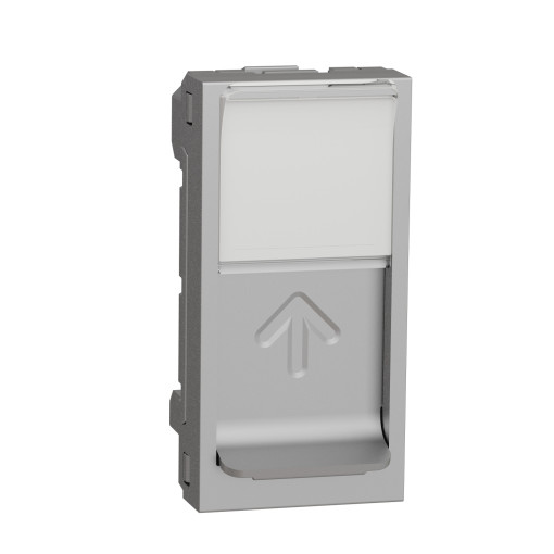 RJ45 накладка 1 модуль алюміній NU941030