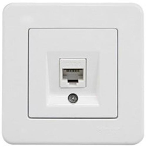 Розетка комп`ютерна біла 5e LEONA LNA4300121