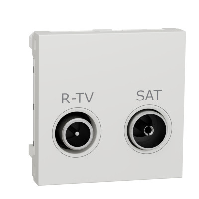 Розетка R-TV SAT проходная,  2 модуля біля NU345618