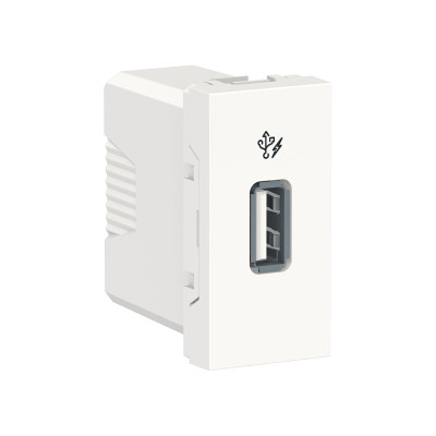Розетка USB 1 модуль белый NU342818