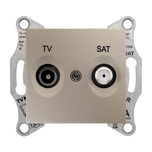 TV/SAT розетка проходная титан SDN3401968