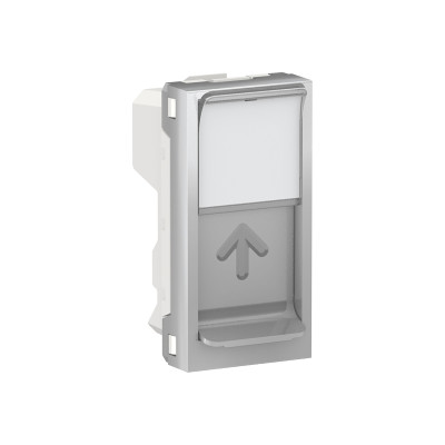 Центральная плата RJ45Keystone/Systimax 1 модуль алюминий NU946030