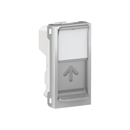 Центральная плата RJ45Keystone/Systimax 1 модуль алюминий NU946030