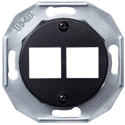 Центральная плата RJ45*2 RENOVA чёрный WDE011703