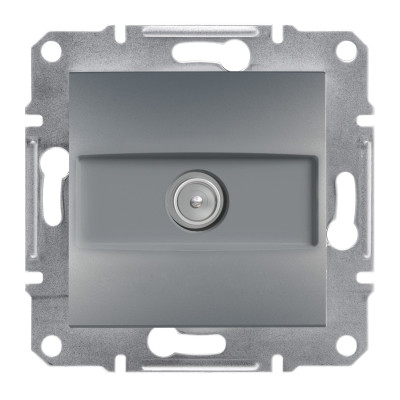 TV розетка оконечная ASFORA сталь EPH3200162