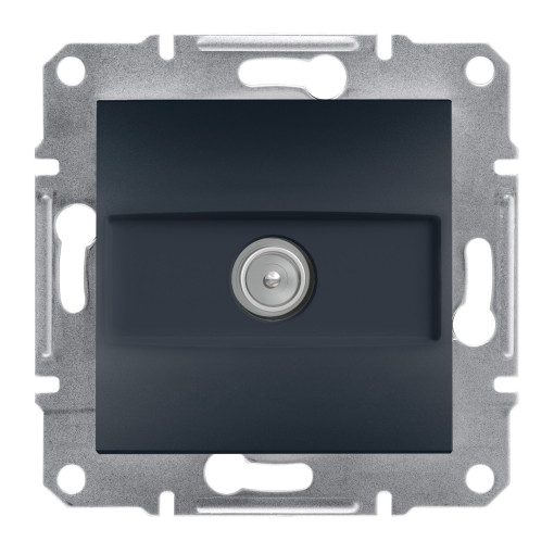 TV розетка прохідна ASFORA антрацит 4dB EPH3200271