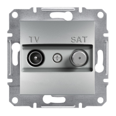 TV-SAT розетка оконечная а ASFORA алюминий EPH3400161