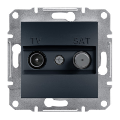 TV-SAT розетка оконечная ASFORA антрацит EPH3400471