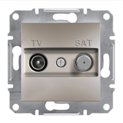 TV-SAT розетка оконечная ASFORA бронза EPH3400469