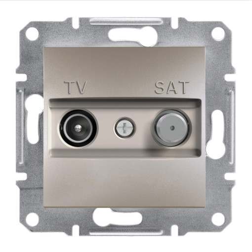 TV-SAT розетка оконечная ASFORA бронза EPH3400469