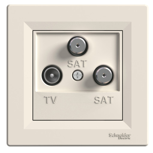 TV-SAT-SAT розетка оконечная крем ASFORA EPH3600123