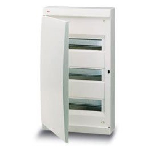 Бокс настенный ABB Unibox на 36 модулей, цвет белый с белой дверцей IP40