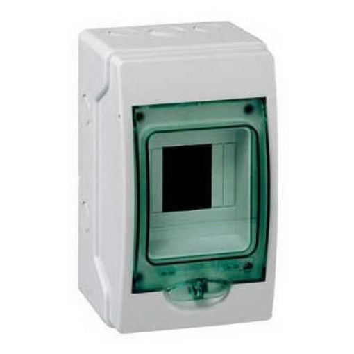 Шафа накладна, 1ряд/4мод. прозорі дверцята, ІР65 Kaedra Schneider Electric 13976