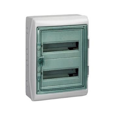 Шафа накладна, 24 мод (2ряд/12мод.) прозорі дверцята, ІР65 Kaedra Schneider Electric 13983