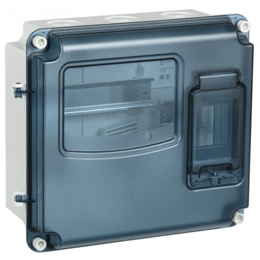 Корпус пластиковий ЩУРн-П 1/3 IP66 PC LIGHT IEK