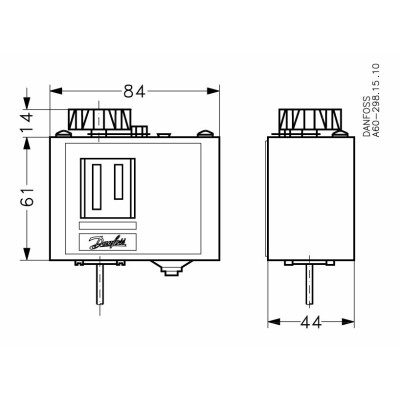 Термостат, KP78 Danfoss 060L118466