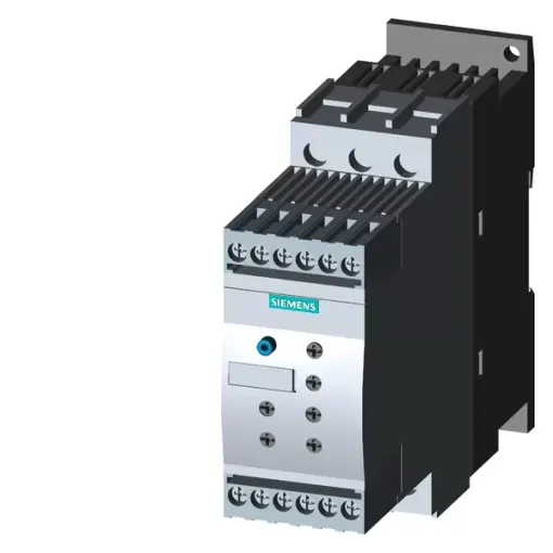 Устройство плавного пуска SIRIUS, типоразмер S0, 32A, 15квт/400V, 40 град., номинальное рабочее напряжение UE 200-480V AC, номинальное напряжение цепи управления US 24V AC/DC, винтовые клеммы, вход для термисторной защиты электродвигателя
