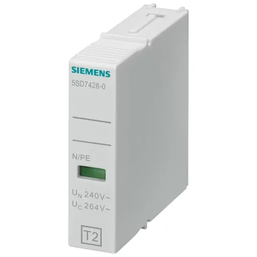 Модуль тип 2 N-PE REQUIREMENT категория C, UC 260V 1пол., NARROW DESIGN F. ограничитель перенапряжений 5SD742... AND комбинир.ограничитель перенапряжений 5SD744...