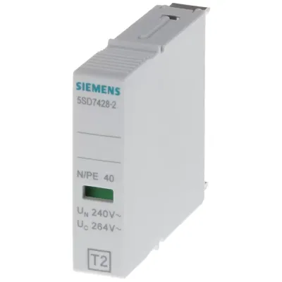 Втычной модуль T2, N-PE, UC 264 V AC, In 40 kA, только для 5SD7424-2 (3) Siemens 5SD7428-2