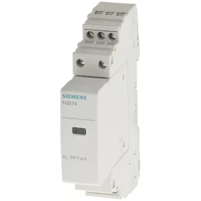 Обмежувачі перенапруги тип 3 REQUIREMENT категорія D RATED VOLTAGE UN 24V UC DC44V/AC34V, 2пол. для 1фазн. POWER SUPPLY Siemens 5SD7432-4