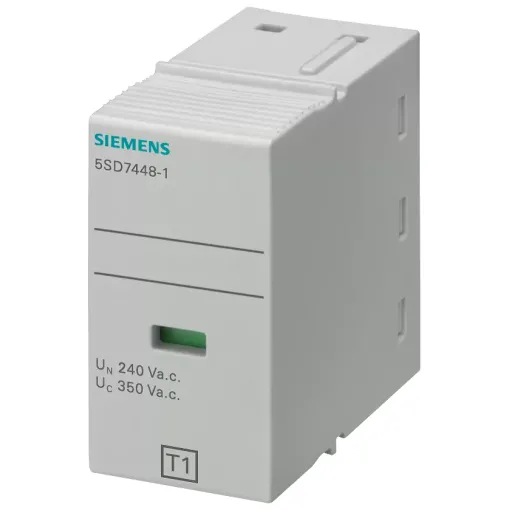 Модуль тип 1 L-N REQUIREMENT категория B, UC 350V 1пол. F. комбинир.ограничитель перенапряжений 5SD744..