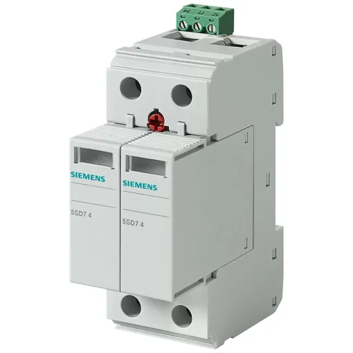 Обмежувачі перенапруги тип2, втичні модулі, UC 800V AC, 1-POLE, A VARISTOR AND A GAS-FILLED SPARK GAP IN SERIES, REMOTE SIGNALING CONTACT