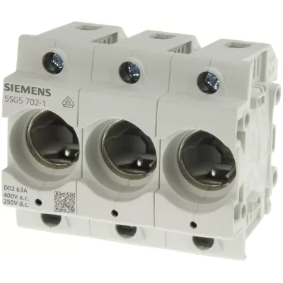 NEOZED, підстава, D01, 3-пол., 16 A, Un AC: 400 V, Un DC: 250 V Siemens 5SG5302-1 NEOZED, підстава, D01, 3-пол., 16 A, Un AC: 400 V, Un DC: 250 V Siemens 5SG5302-1