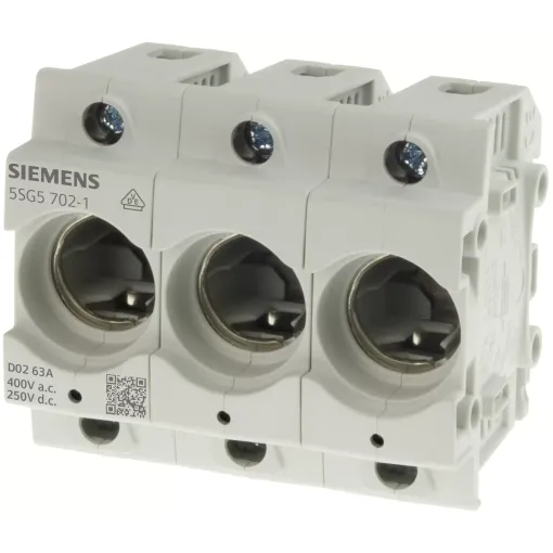 NEOZED, підстава, D01, 3-пол., 16 A, Un AC: 400 V, Un DC: 250 V