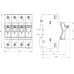Разъединитель MINIZED D01 16A 400V 3P+N для предохранителей 2-16A