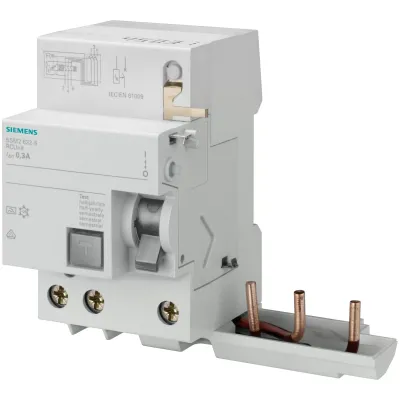 Блок узо тип AC 0.3-63A 3-пол 300MA Siemens 5SM2636-0