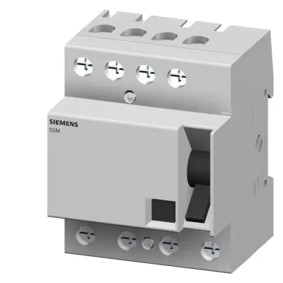 Узо тип B устан.глубіна = 70мм 80A 4-пол. IFN 30MA 400V 4мод. задержка за часом Siemens 5SM3347-4 Узо тип B устан.глубіна = 70мм 80A 4-пол. IFN 30MA 400V 4мод. задержка за часом Siemens 5SM3347-4