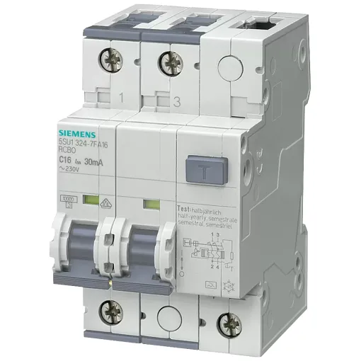 Дифф.автомат тип A (PSE/SSF), D=70 MM IFN 30MA, 10KA,2-пол.E B 6A 3MW